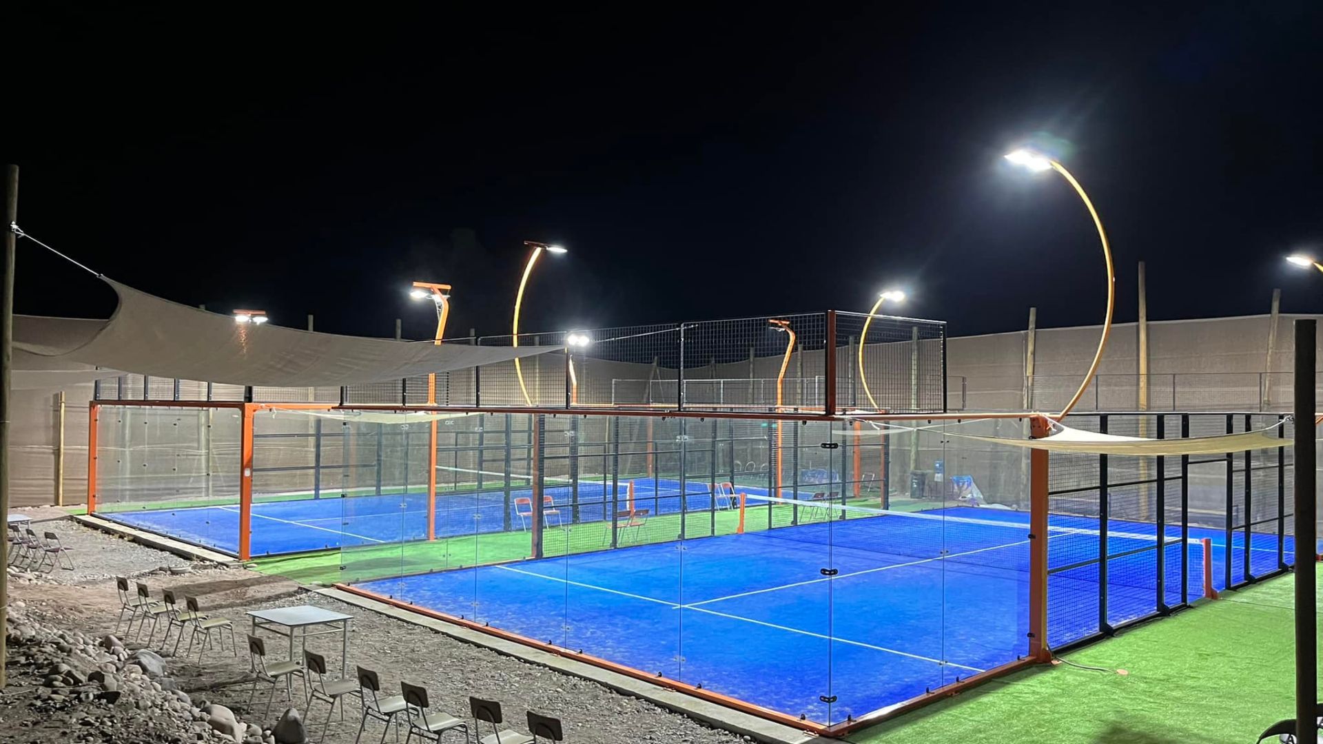 Aldo Olivier - Elki Padel Canchas de noche - Nación Pádel